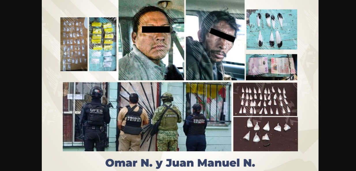 Dos detenidos tras operativo contra el narcomenudeo en Puebla