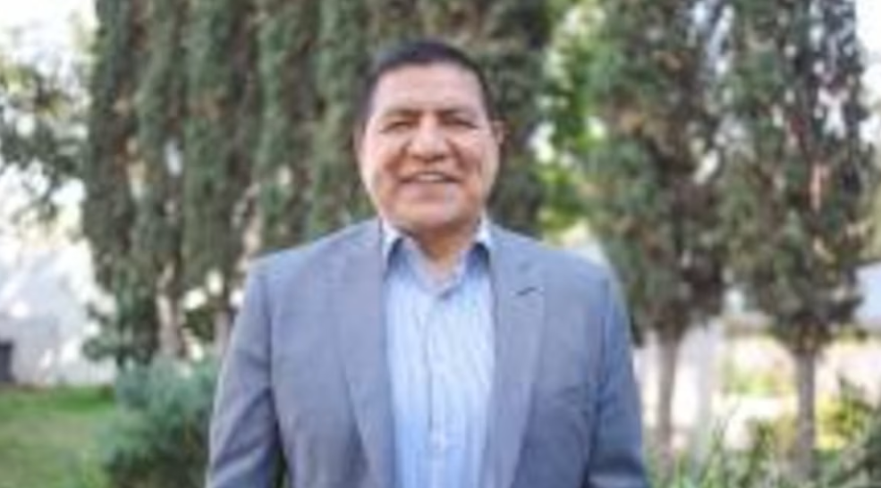 Lucio Miranda durante una transmisión en vivo en Facebook