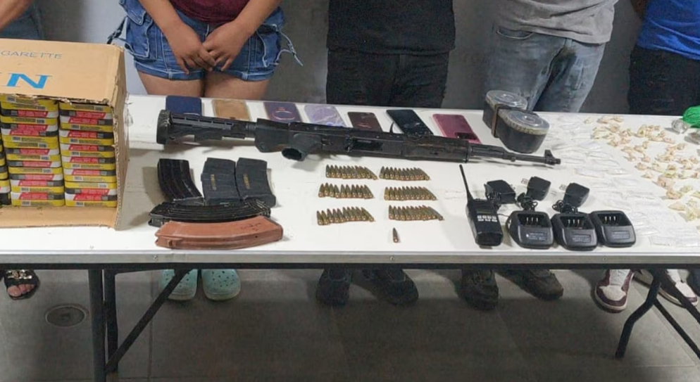 Fuerzas de seguridad durante operativo en Zacatecas.