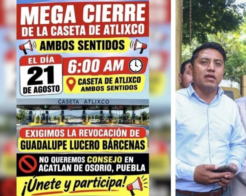 No se concreta cierre anunciado en caseta de la Vía Atlixcáyotl