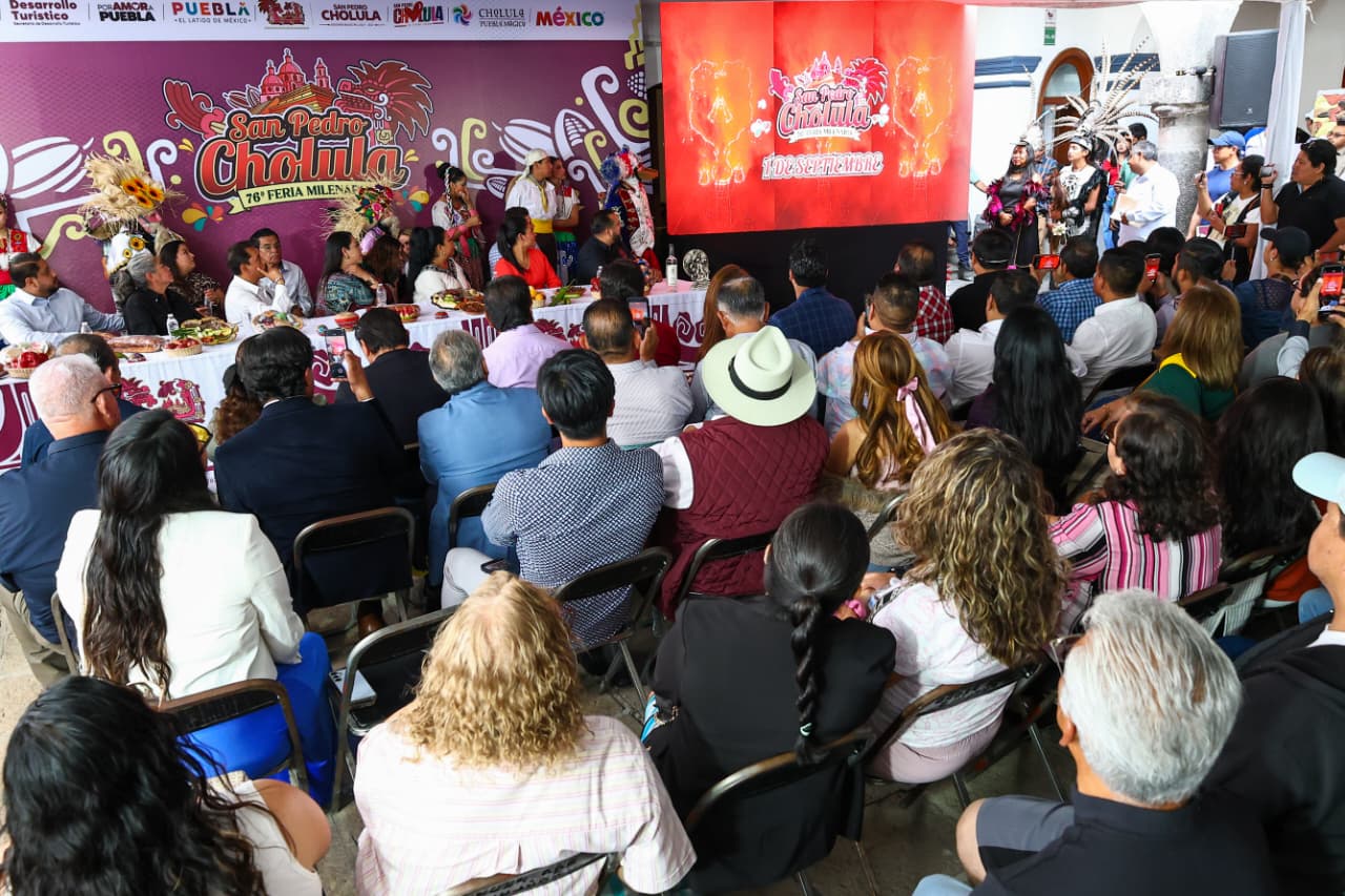 Con Tonantzin Fernández, San Pedro Cholula se prepara para vivir su 76ª Feria Milenaria