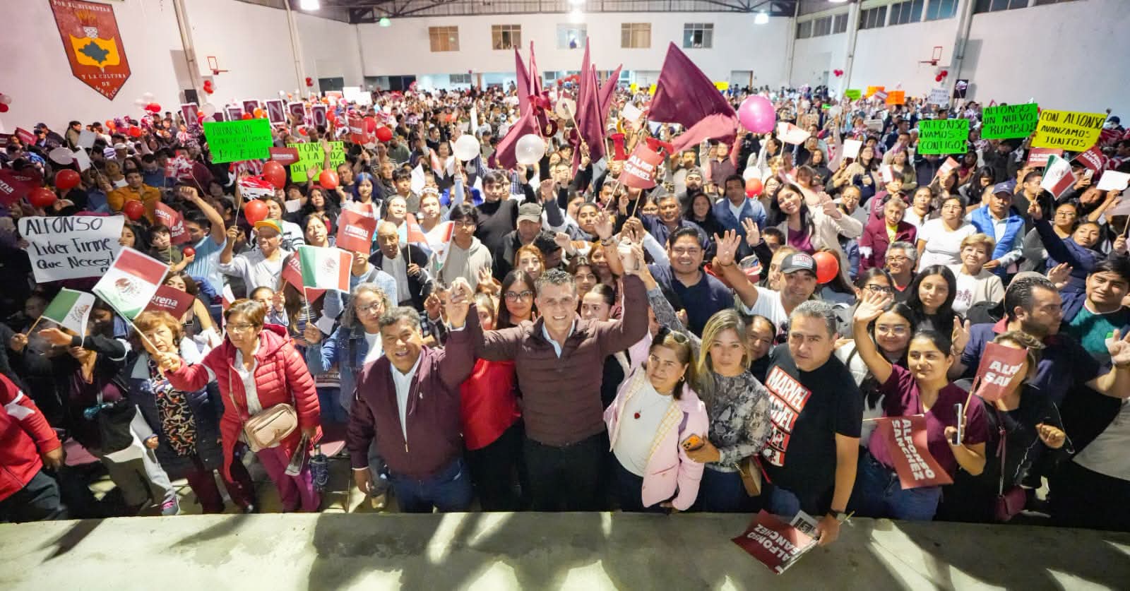Alfonso Sánchez García encabeza asamblea en Tlaxcala, muestra unidad a Claudia Sheinbaum
