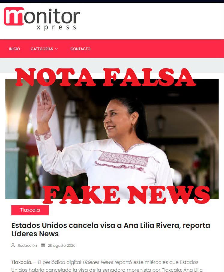 Desmienten revocación de visa a Ana Lilia Rivera; atribuyen rumor a "guerra sucia"