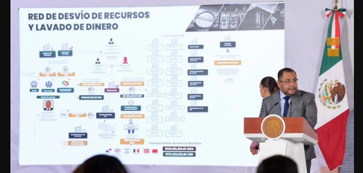 Omar Reyes presenta informe de la UIF sobre cuentas congeladas