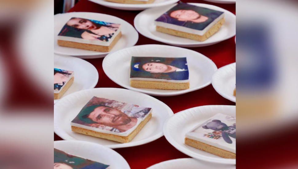 Pasteles con rostros de personas desaparecidas durante un evento en Salamanca