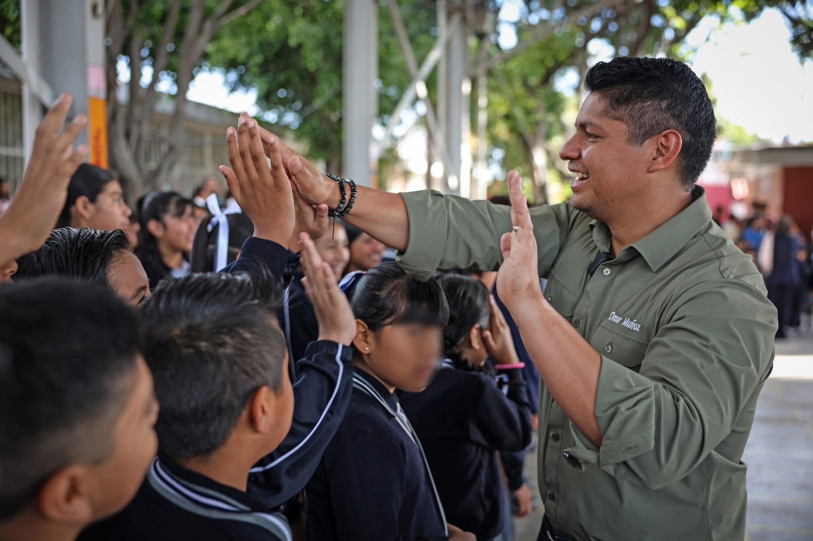 Inicia Omar Muñoz programa “Escuela Segura 2026”