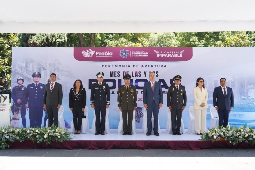 Puebla reconoce la labor policial con un mes dedicado a la SSC