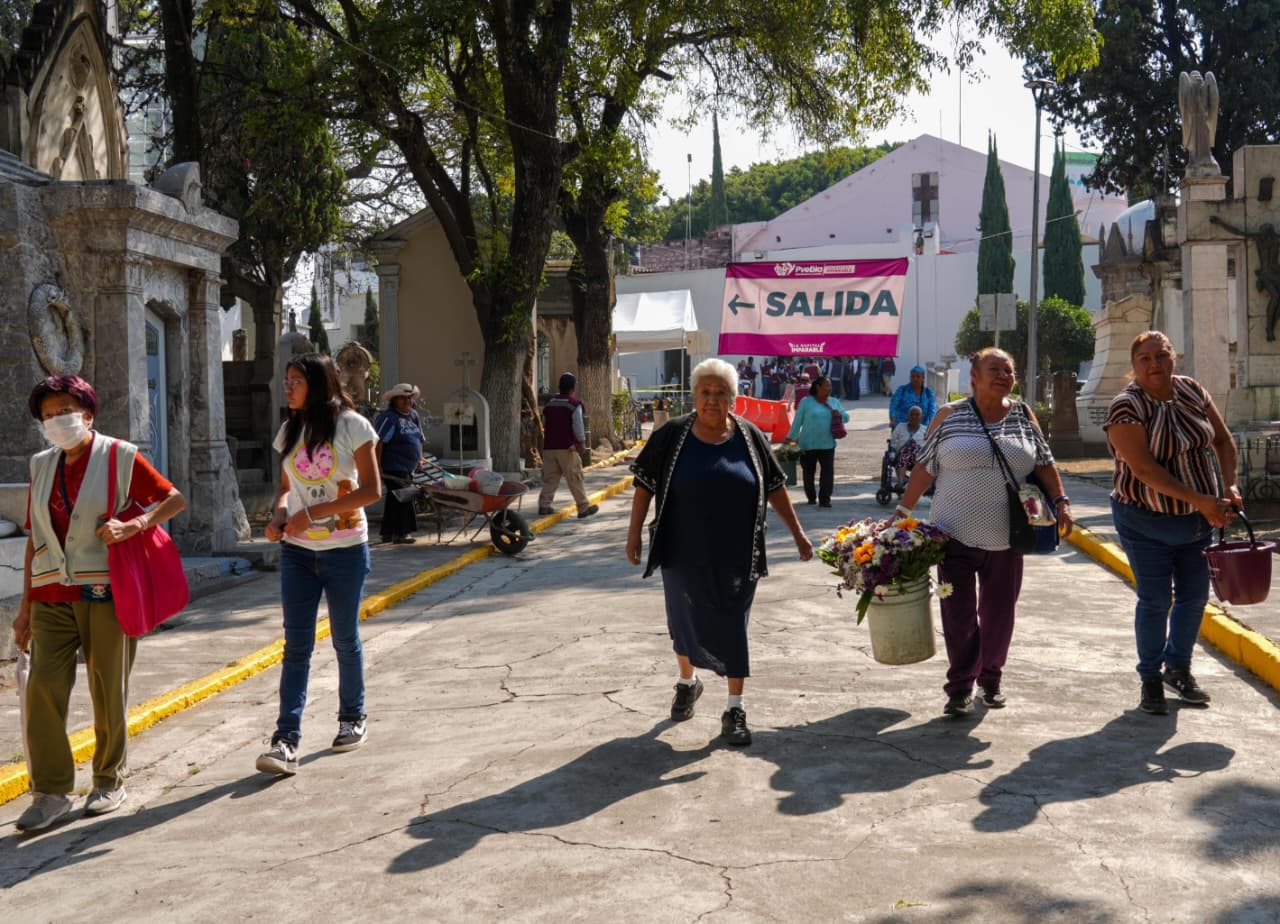 Panteón Municipal de Puebla recibió más de 175 mil visitantes durante el primer semestre de 2026