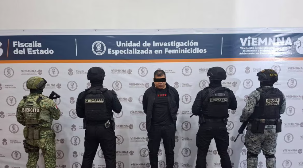 Detención de un presunto implicado en el caso Valeria Márquez.
