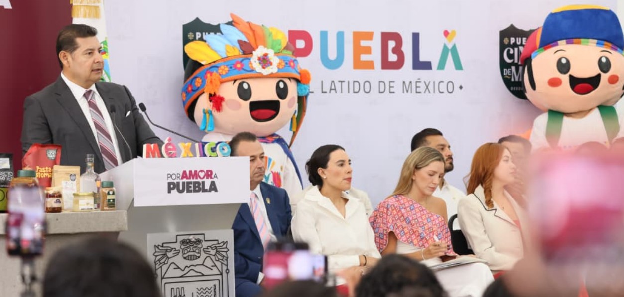 Presentación oficial del Tianguis Turístico México 2027 en Puebla.