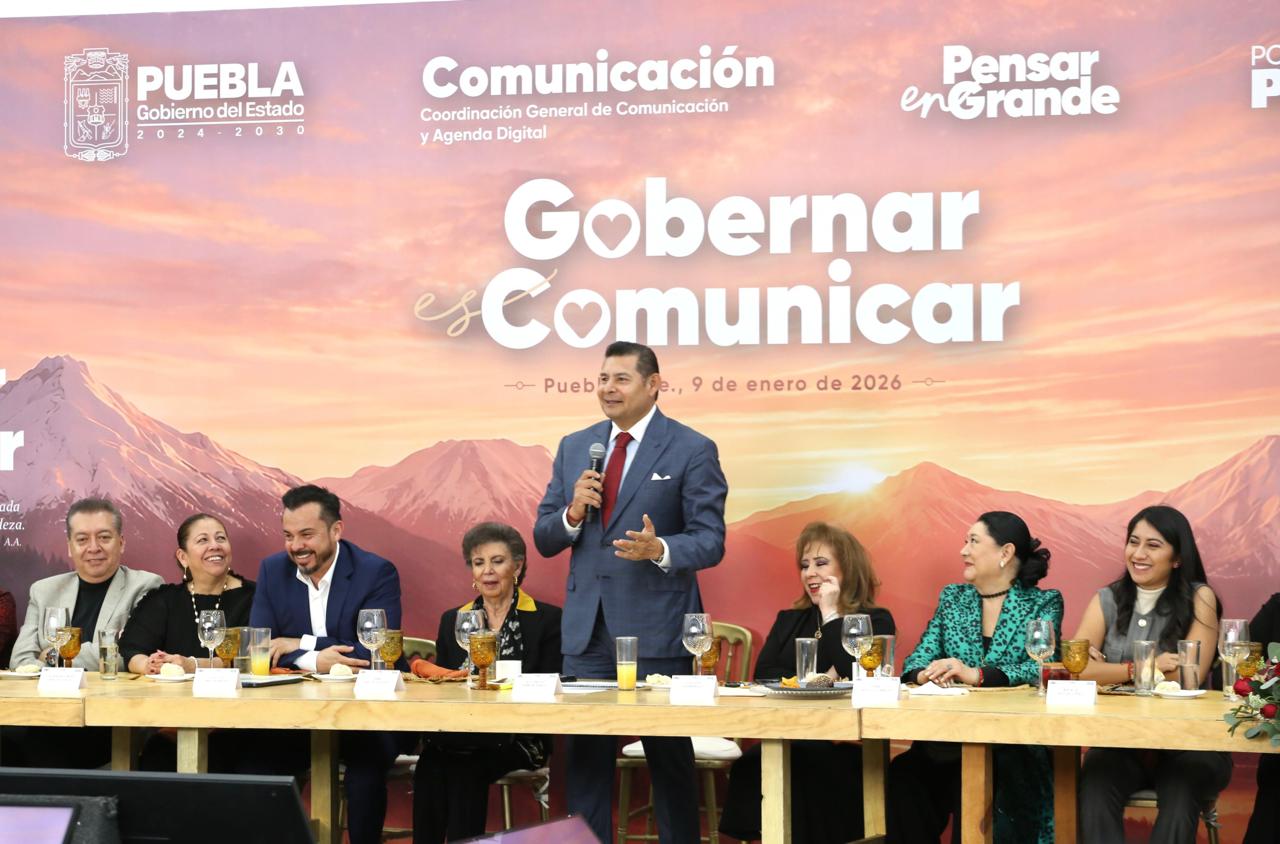 Percepción social y medios, ejes para transformar Puebla: Alejandro Armenta