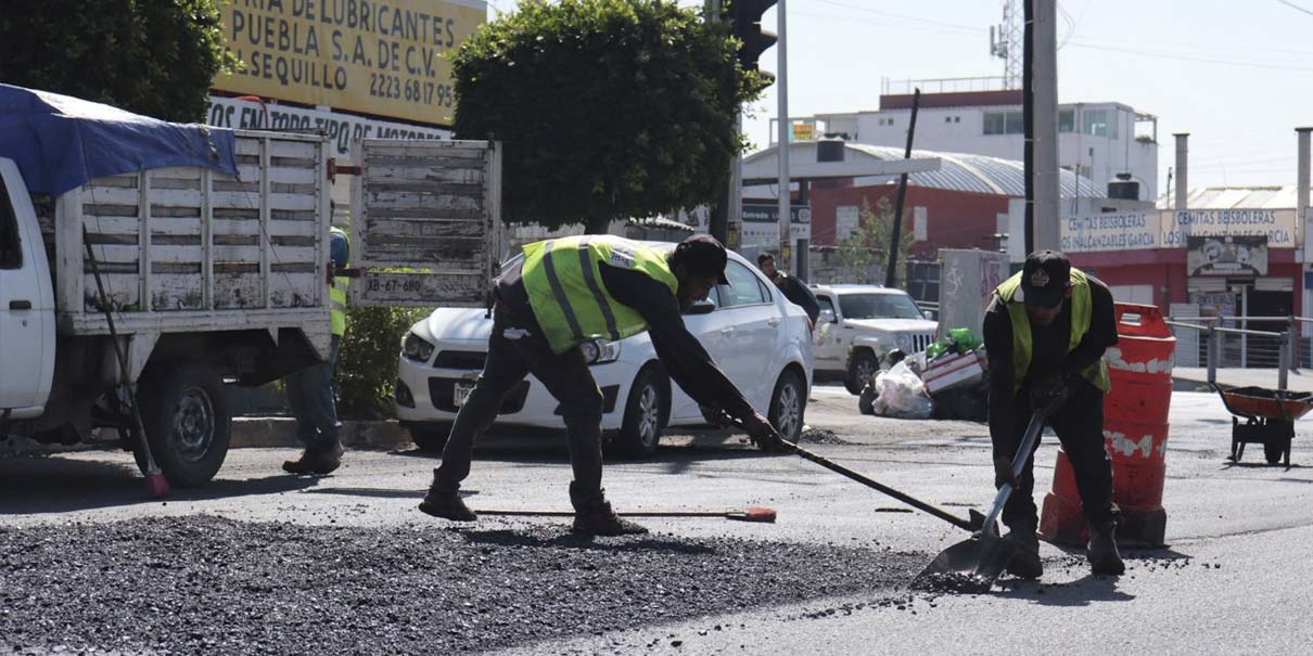 Anuncian programa de bacheo en Puebla con inversión de 157 mdp a partir de febrero