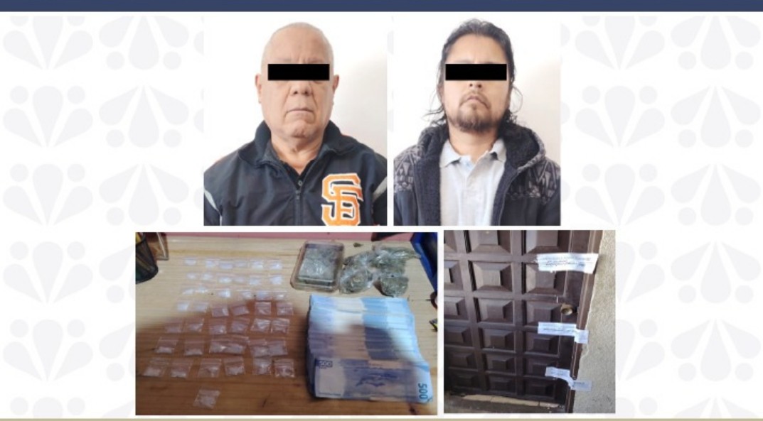 Cateo de la FGE desmantela punto de droga en Cholula