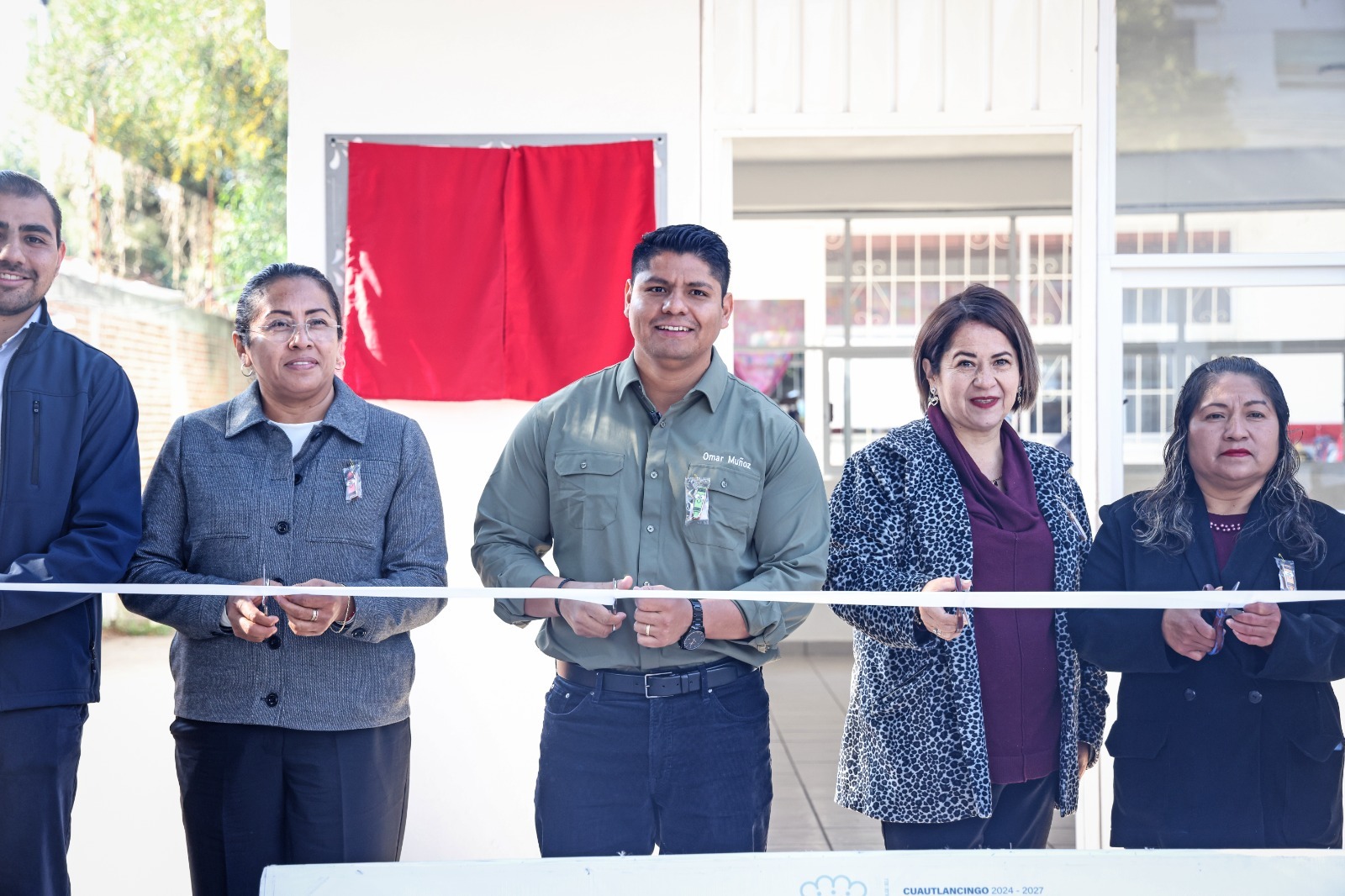 Omar Muñoz fortalece infraestructura educativa con nueva aula en preescolar