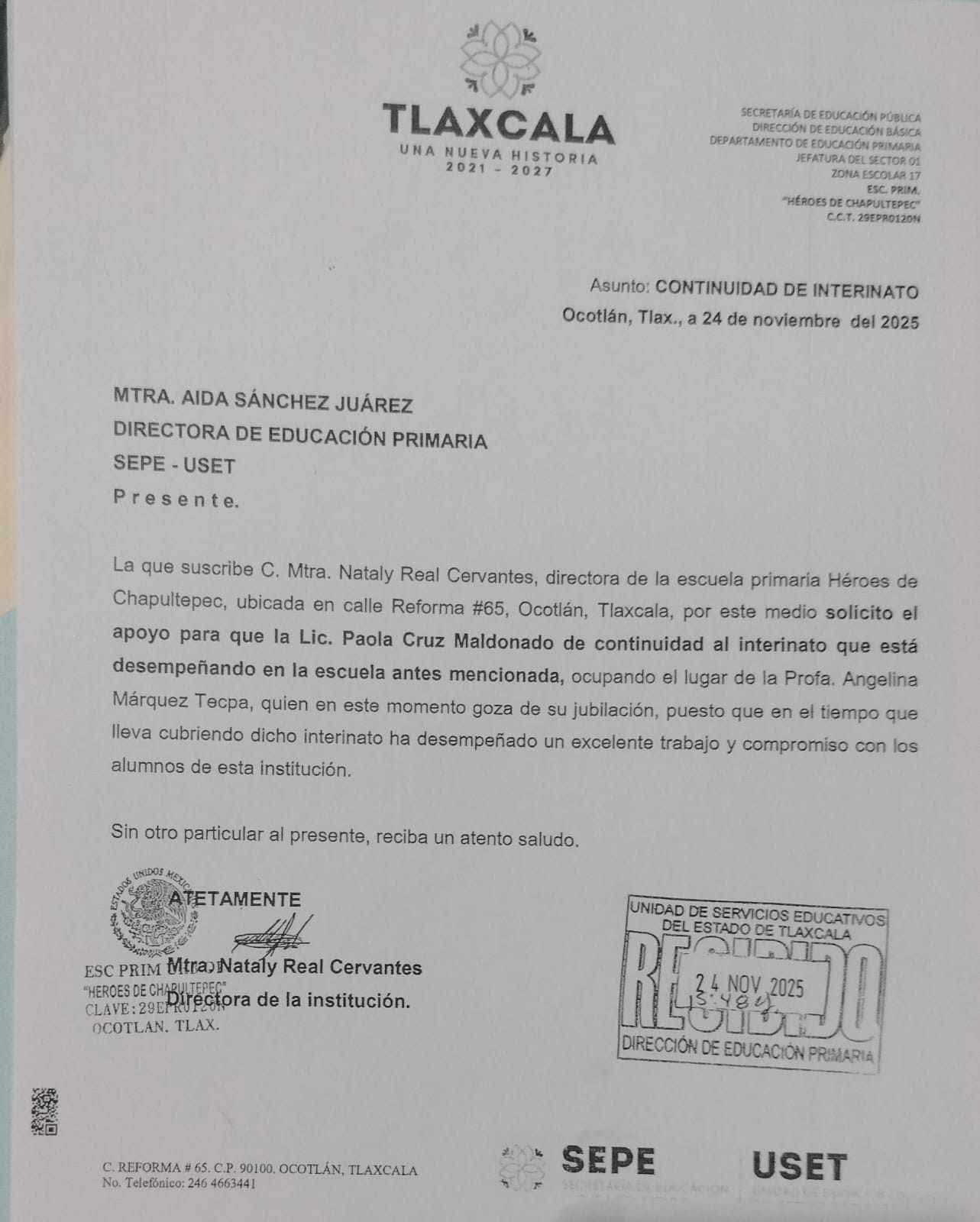 Deja SEPE sin docente a alumnos de Primaria “Héroes de Chapultepec”; anuncian cierre del plantel