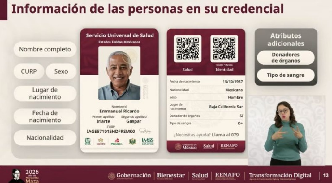 ¿Qué es la Credencial del Servicio Universal de Salud y para qué servirá?