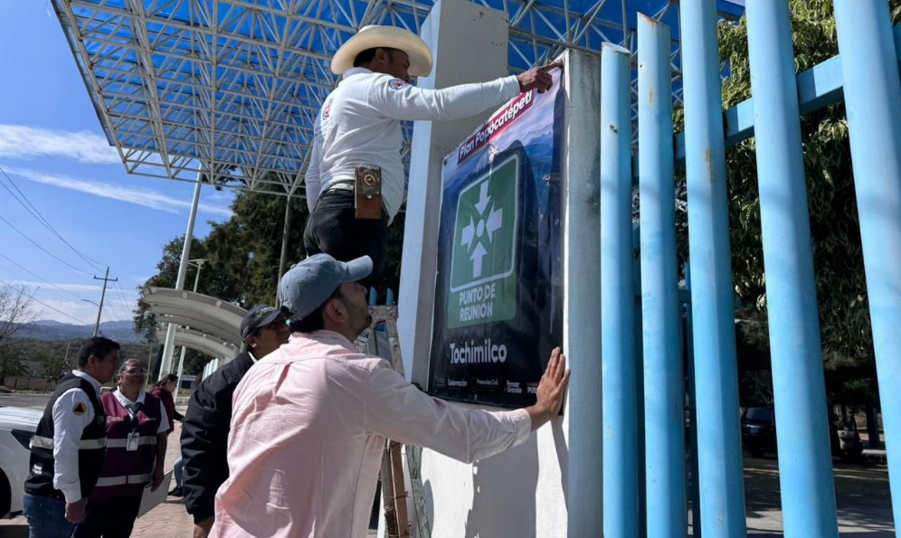 Refuerzan acciones preventivas en comunidades cercanas al Popocatépetl