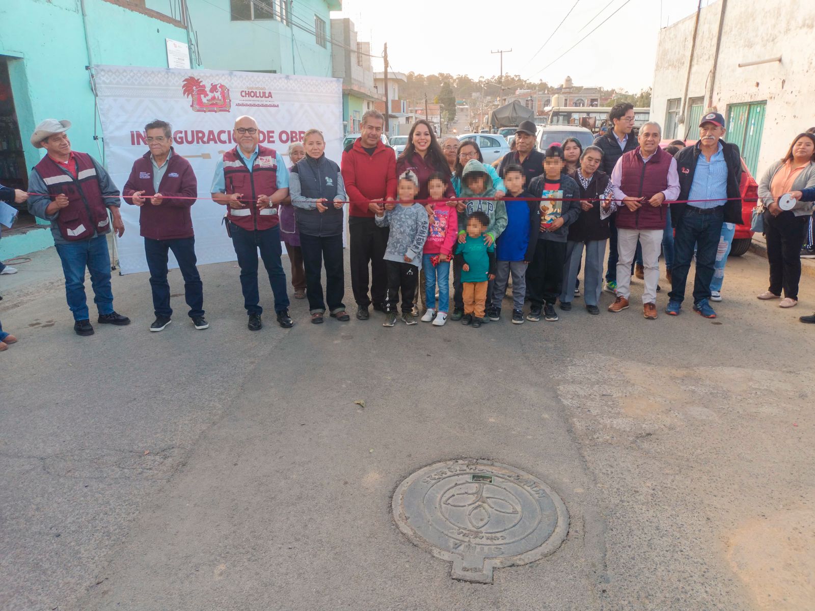 Entrega Tonantzin Fernández rehabilitación de drenaje en San Cristóbal Tepontla