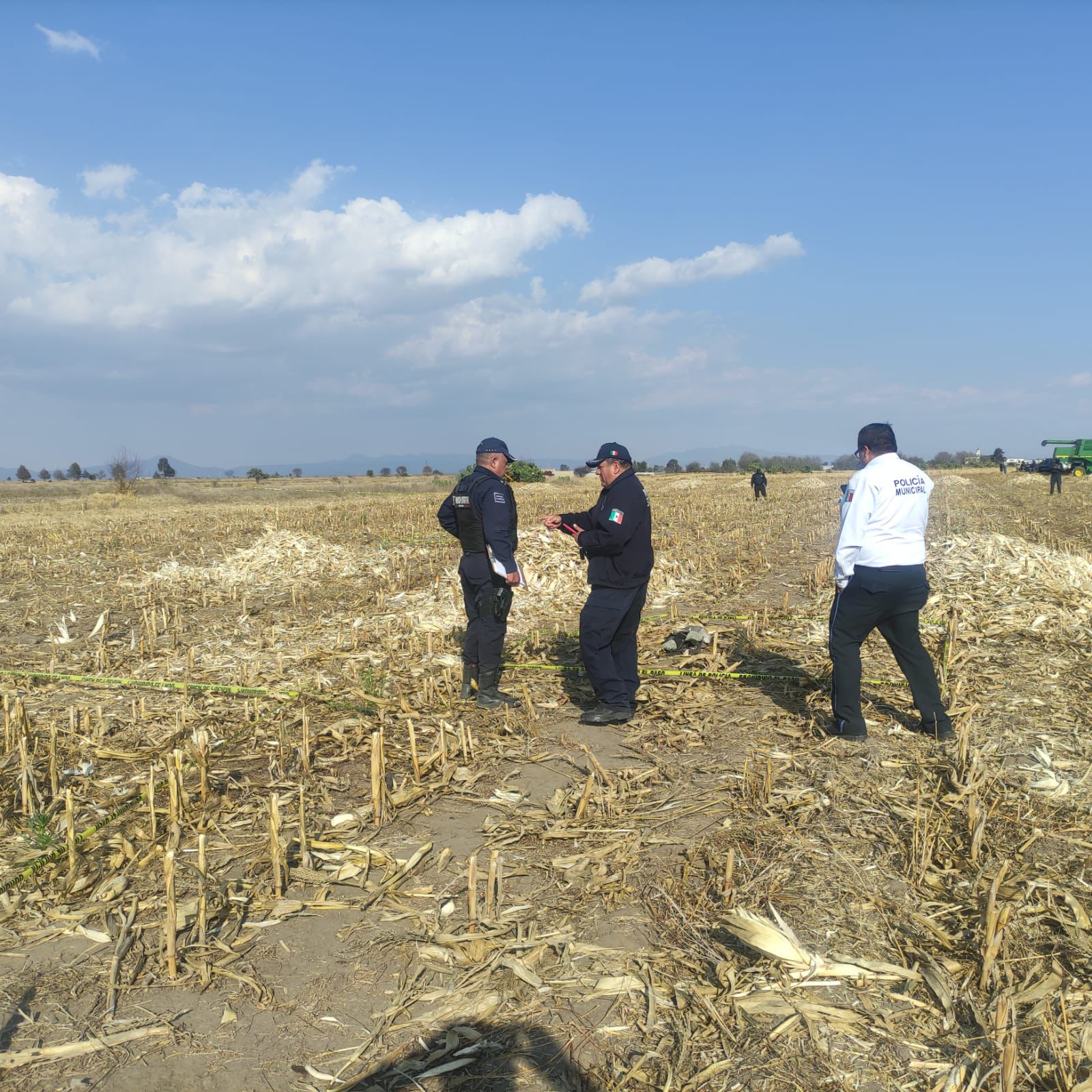 Campesino encuentra restos humanos en terrenos de cultivo de Sanctorum, Tlaxcala