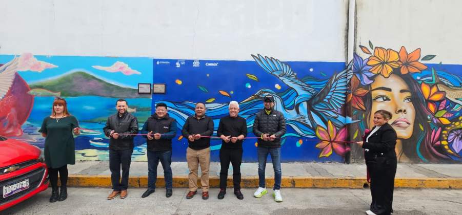 Murales del Agua en Apizaco: arte urbano que defiende el futuro del río Zahuapan