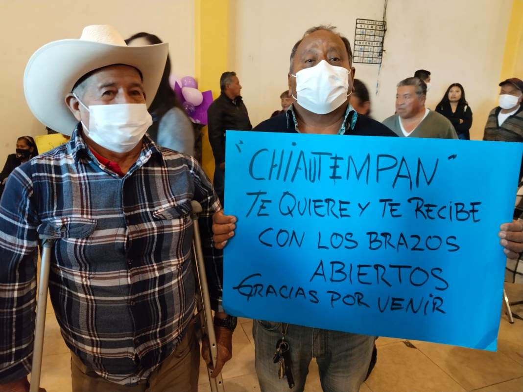 Ciudadanía respalda a Lorena Cuéllar en Chiautempan durante Cumpliendo al Pueblo