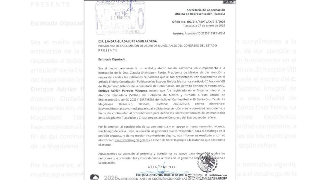 Conflictos territoriales en Tlaxcala reavivan presión al Congreso local