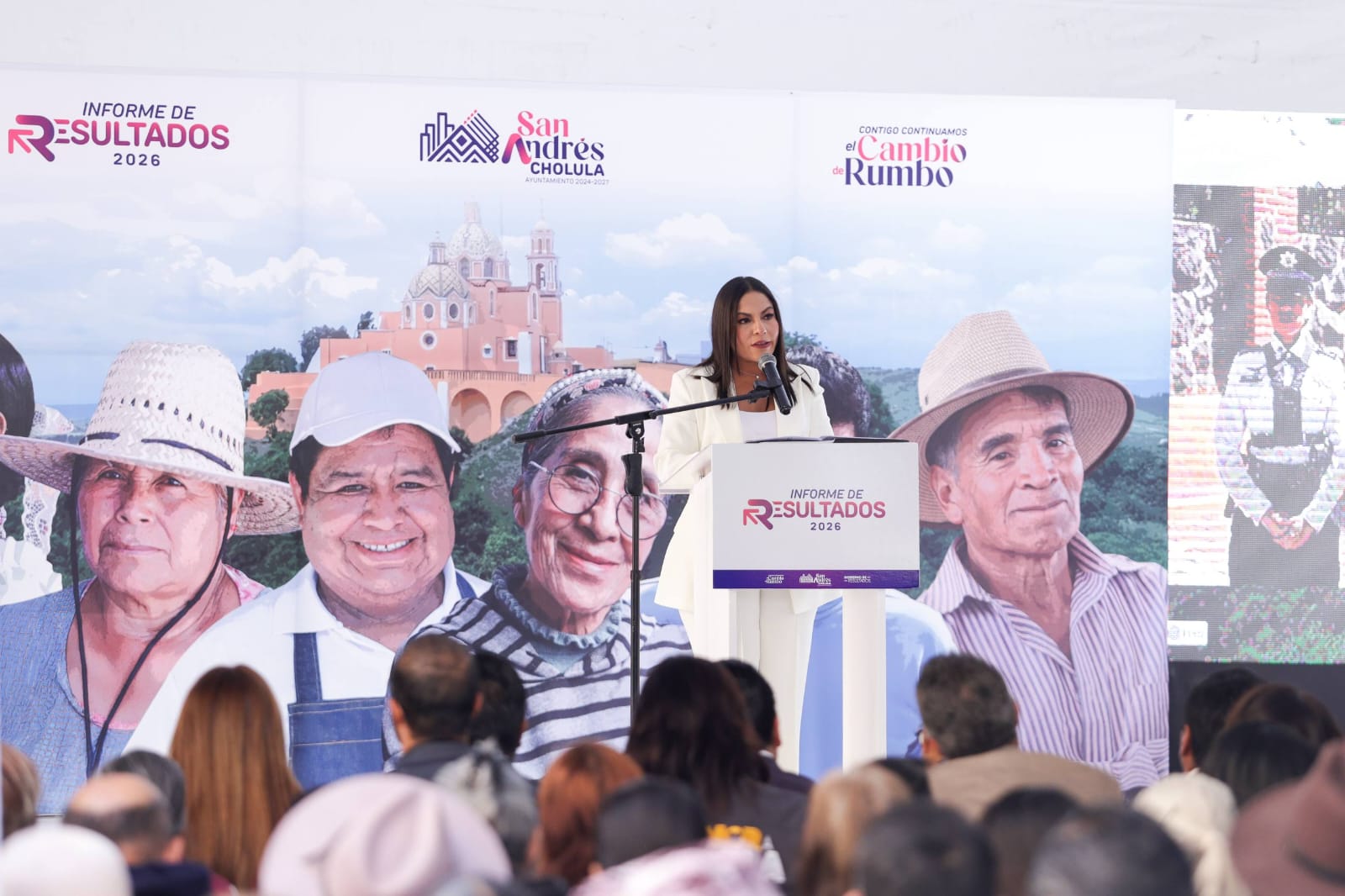Con resultados visibles y acciones concretas, continúa Lupita Cuautle el cambio de rumbo en San Andrés Cholula