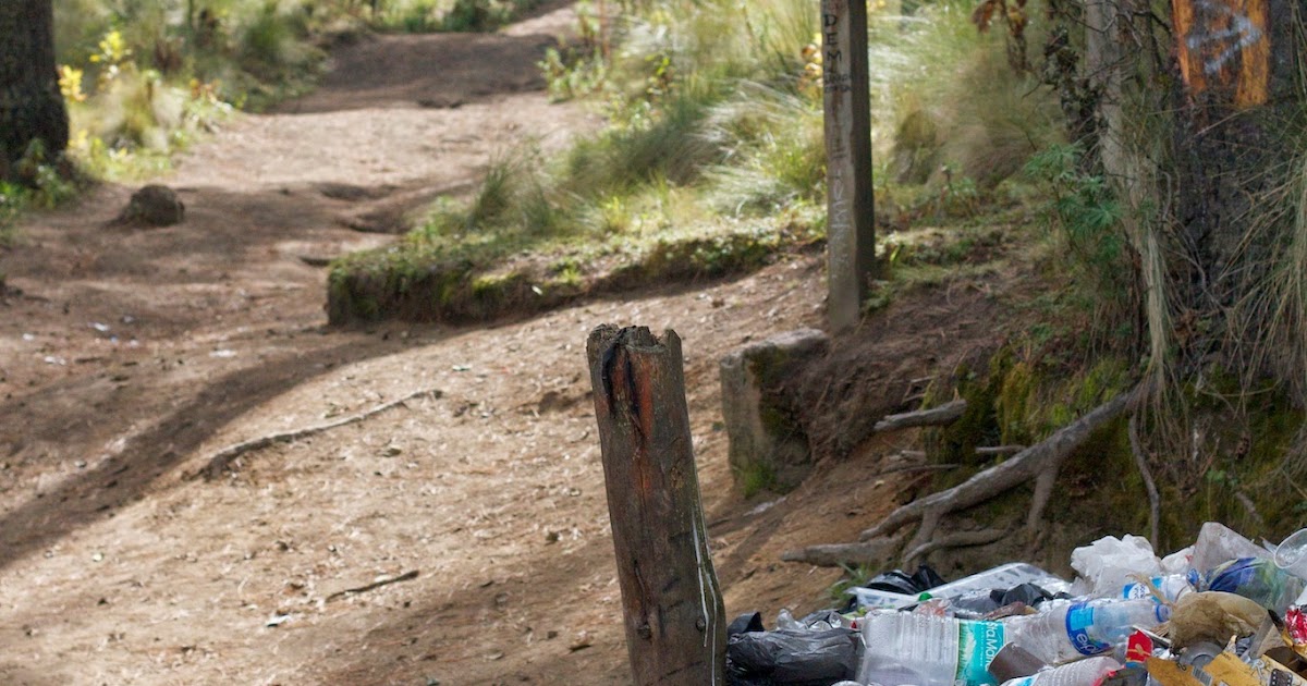 Basura invade el Cerro del Cuatlapanga en Tlaxcala tras vacaciones