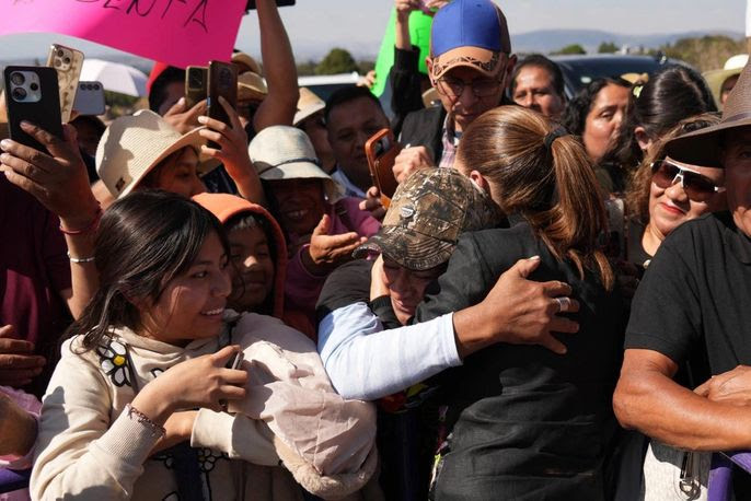 Sheinbaum supervisa Universidad Rosario Castellanos en Teolocholco; abrirá en marzo