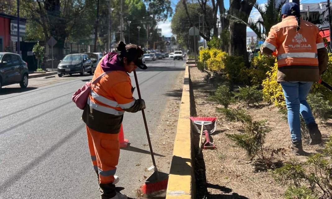 Tlaxcala arranca el año con calles limpias y refuerza su imagen urbana