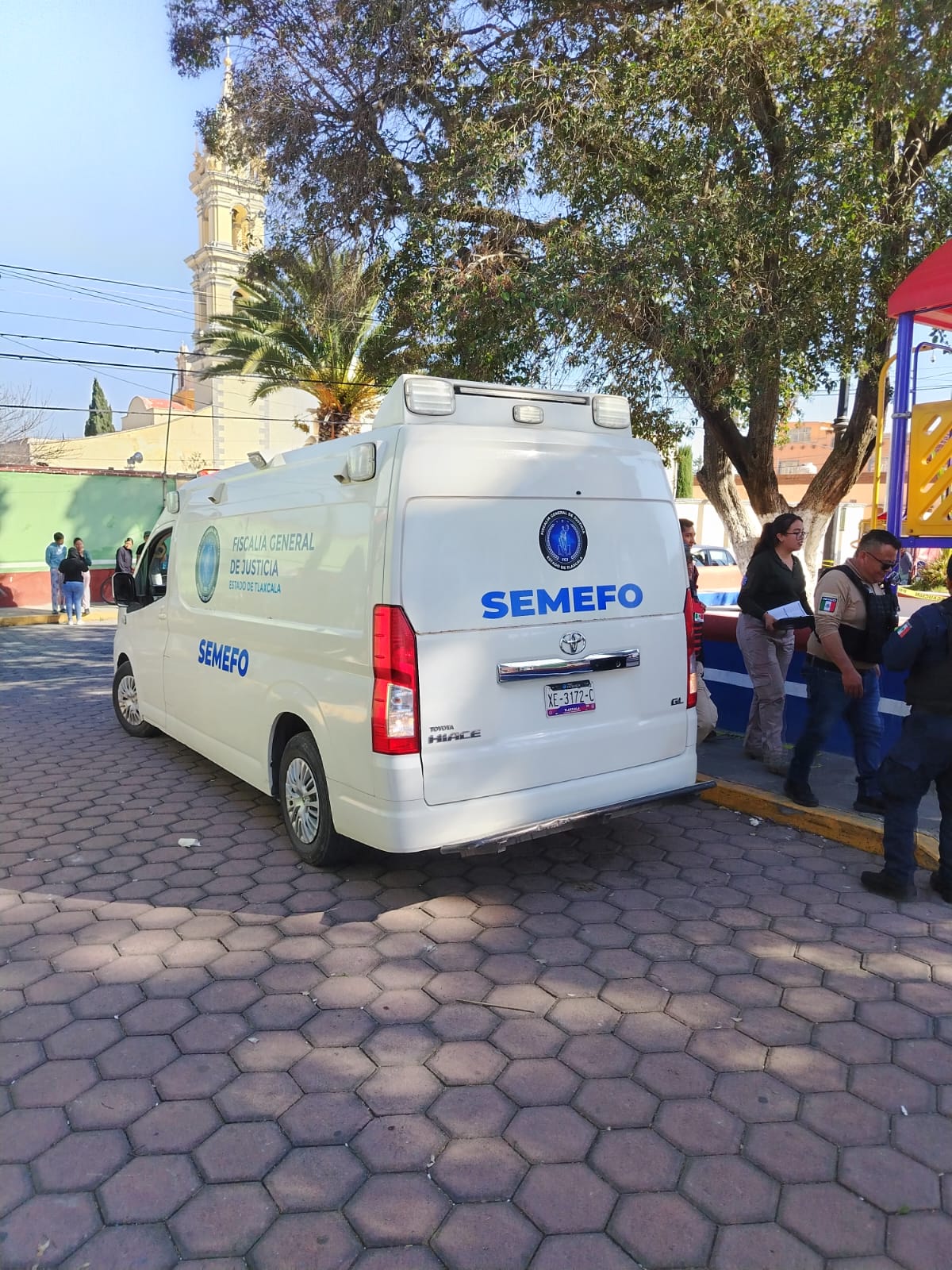 Hombre muere en un parque de Huamantla