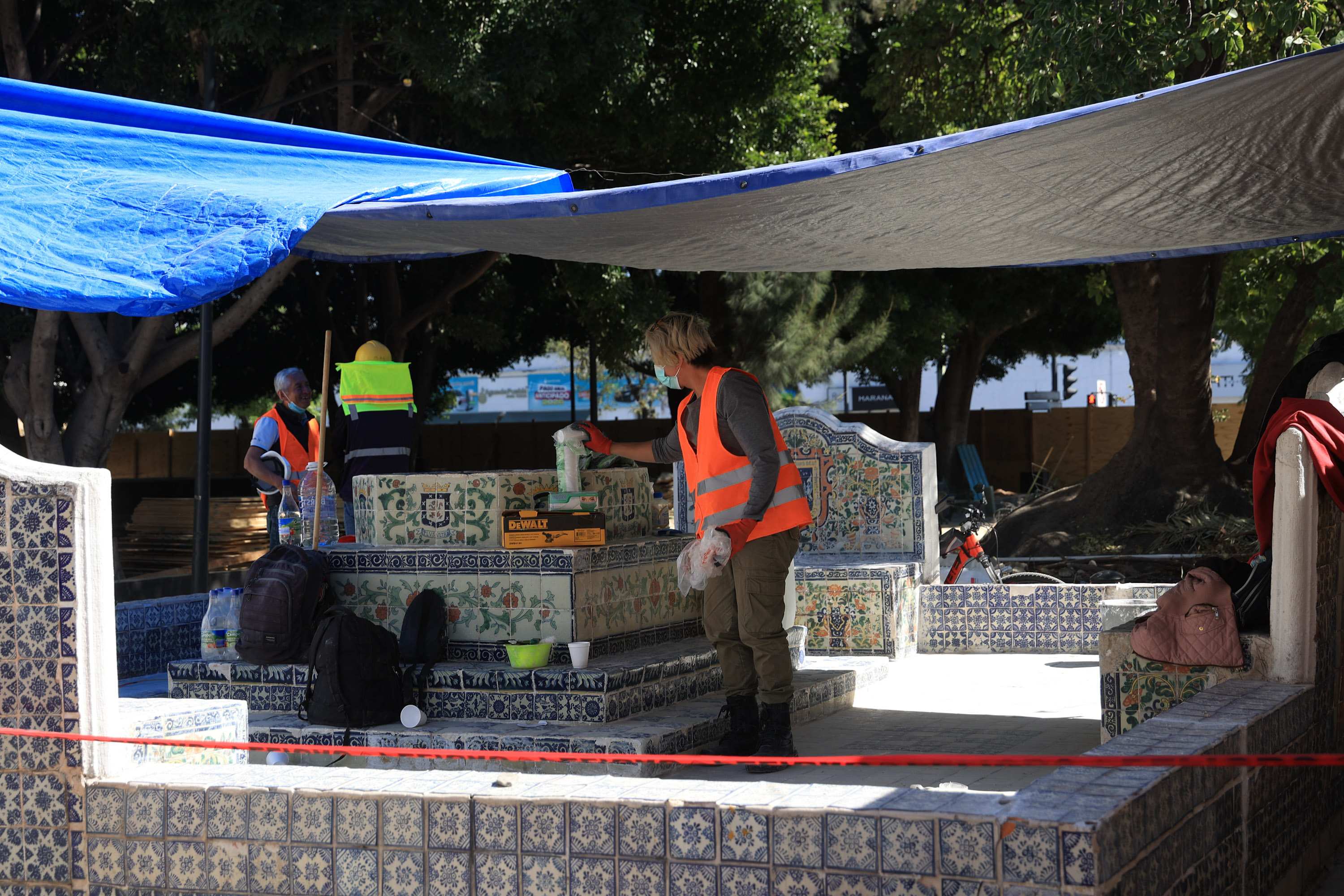 Inician trabajos de remodelación en Paseo Bravo con mejoras al kiosco