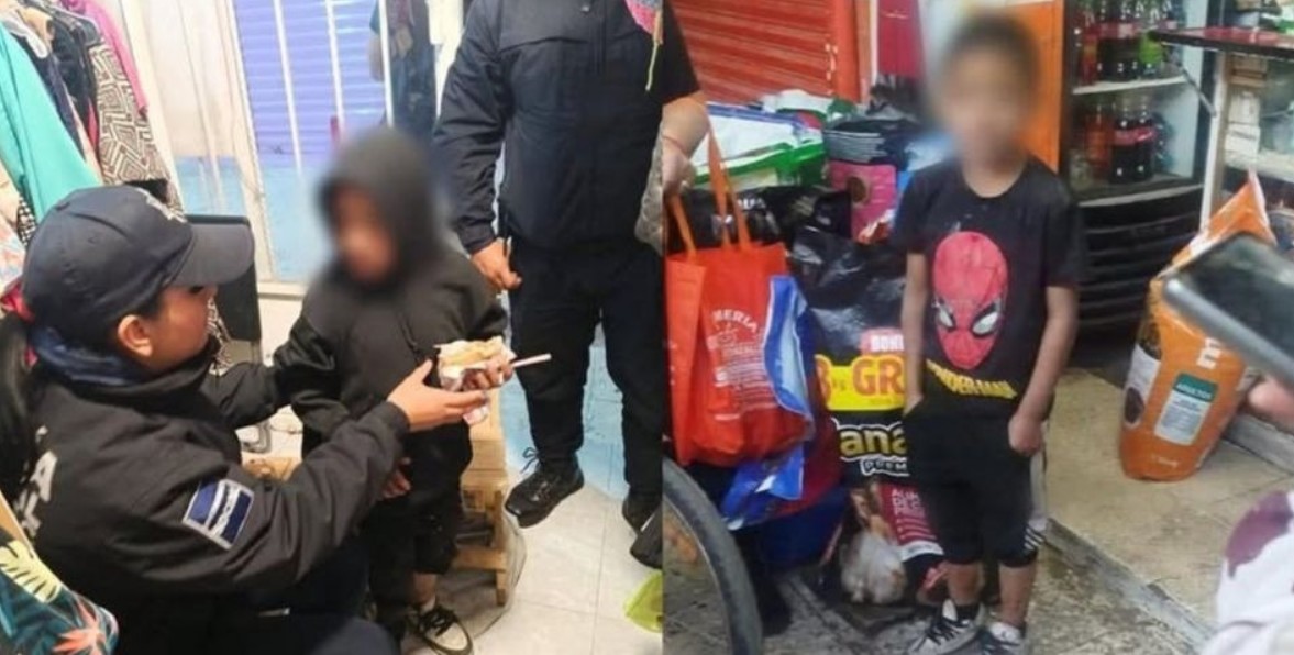 Rescate de un niño abandonado en un mercado de Ecatepec