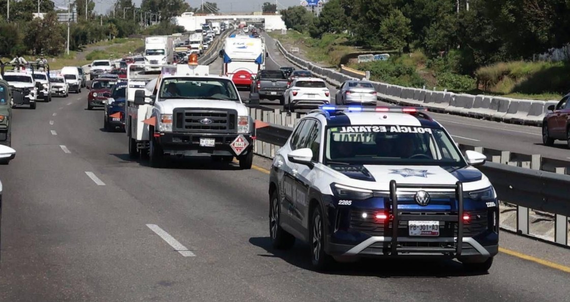 Operativos por aire y tierra refuerzan la seguridad en Puebla