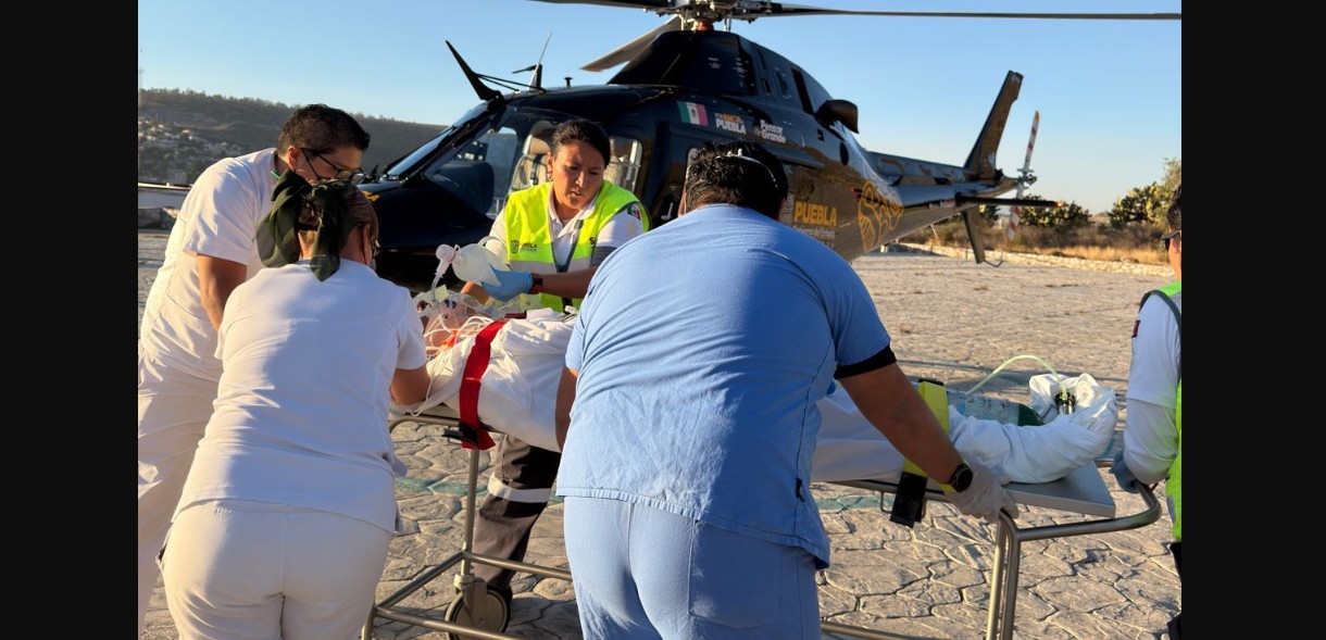 Traslado aéreo urgente desde Tecamachalco