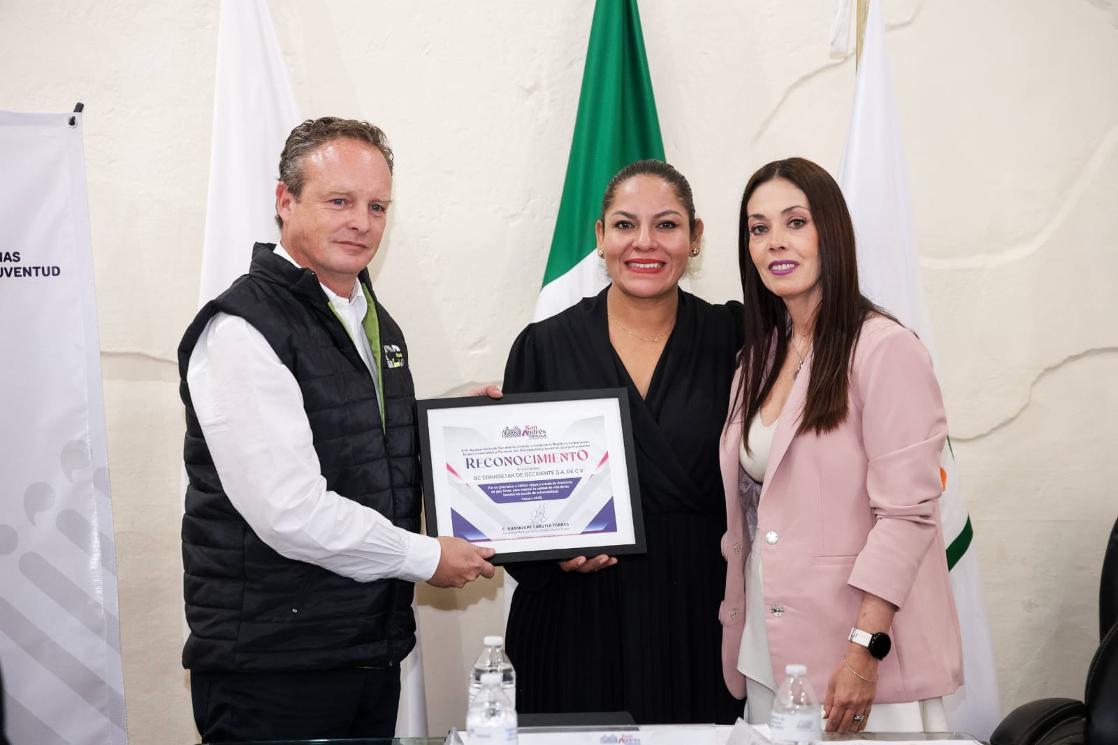 Lupita Cuautle y Conkretar de Occidente dignificarán más hogares en San Andrés Cholula 