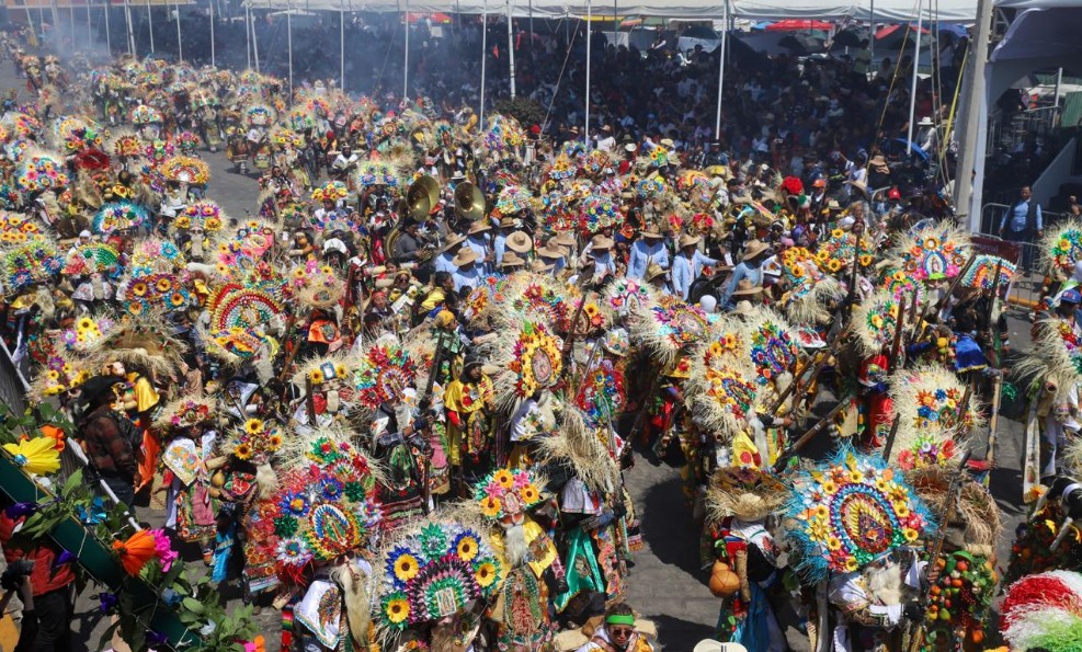 Saldo blanco en el Carnaval de Huejotzingo
