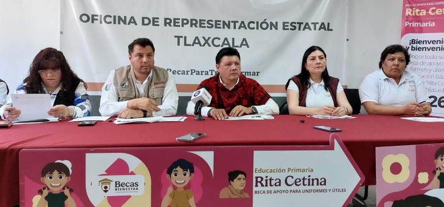 Beca Rita Cetina apoyará a casi 130 mil alumnos en Tlaxcala