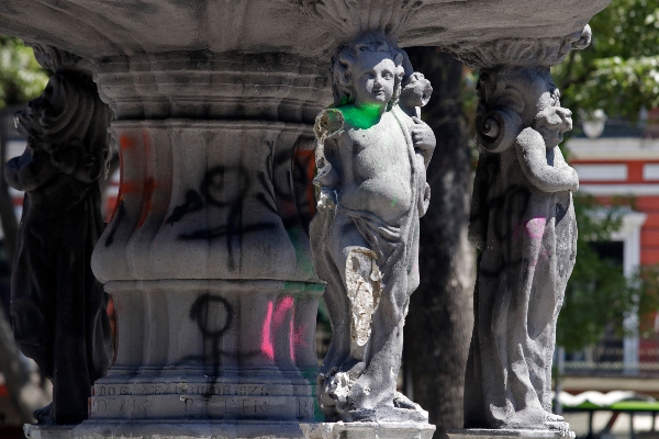 Puebla opta por no blindar el Centro Histórico durante la marcha del 8M