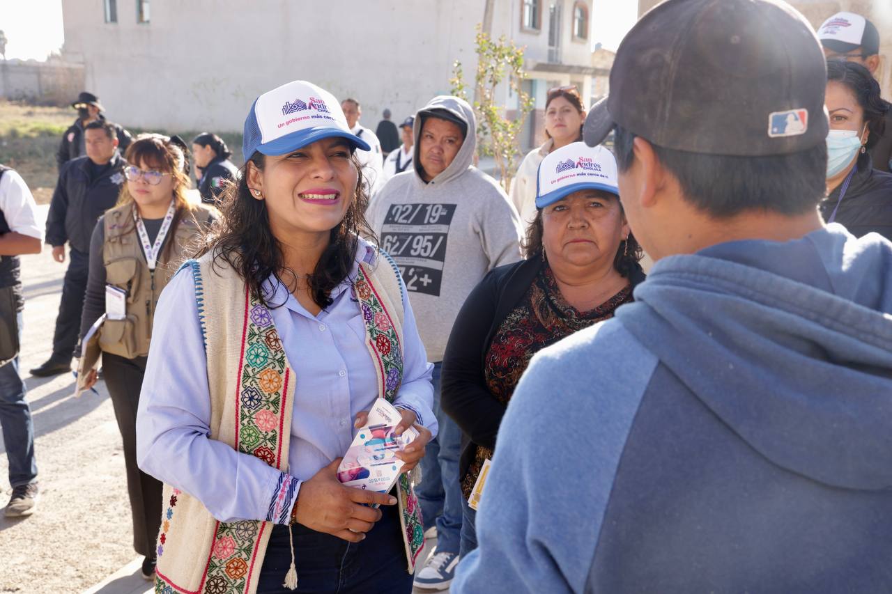 Lupita Cuautle consolida un gobierno cercano y accesible en San Andrés Cholula