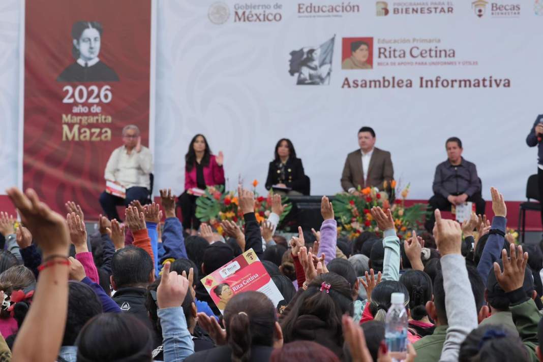 Tlaxcala impulsa la Beca Rita Cetina: 2,500 pesos por cada alumno de primaria