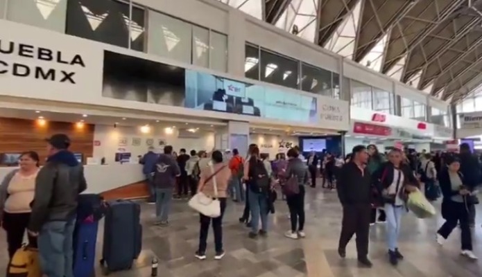 Estrella Roja suspende servicio por bloqueos en carretera México-Puebla 