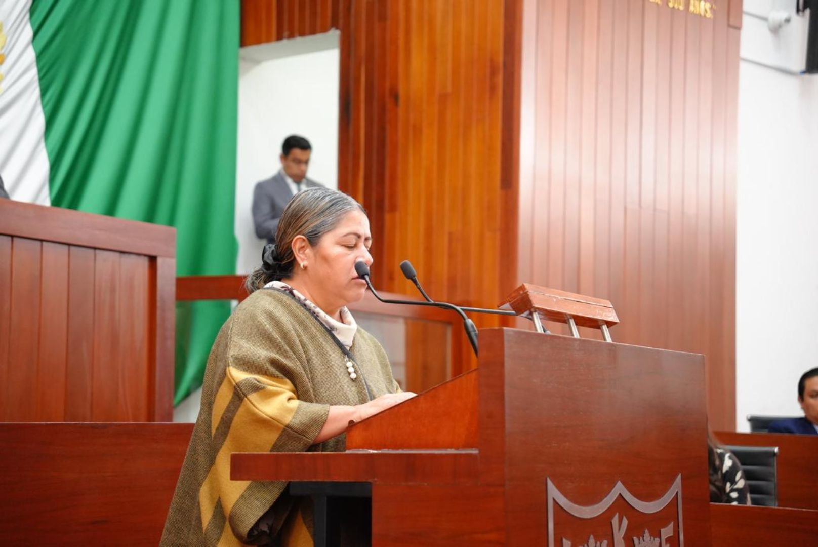 Desde la tribuna, Blanca Águila convoca a "cerrar filas"y al refuerzo de seguridad en Tlaxcala