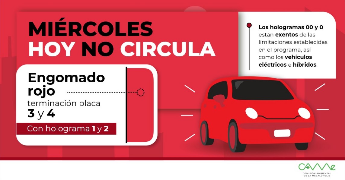 ¿Hay Doble Hoy No Circula este miércoles 25 de febrero?
