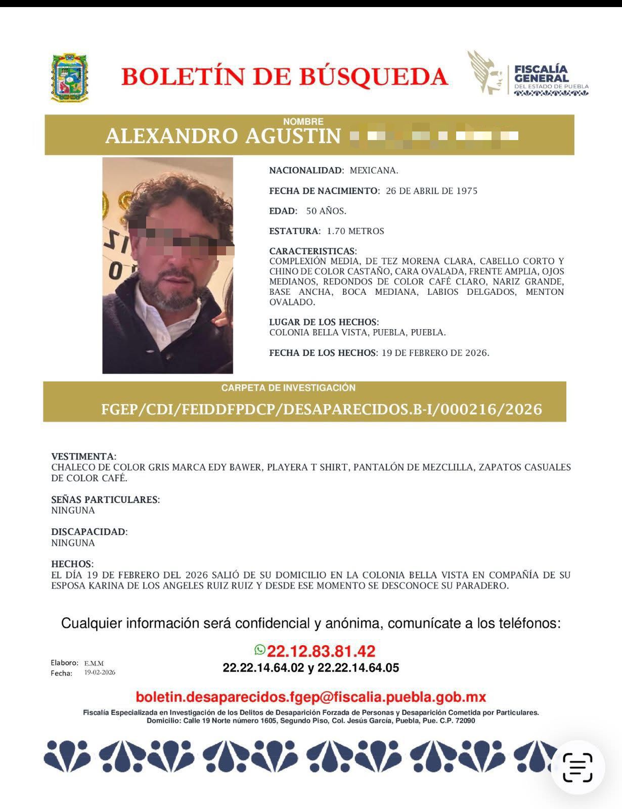 Detienen a presunto implicado en la desaparición y homicidio de Alexandro y Karina; era socio y amigo de una de las víctimas