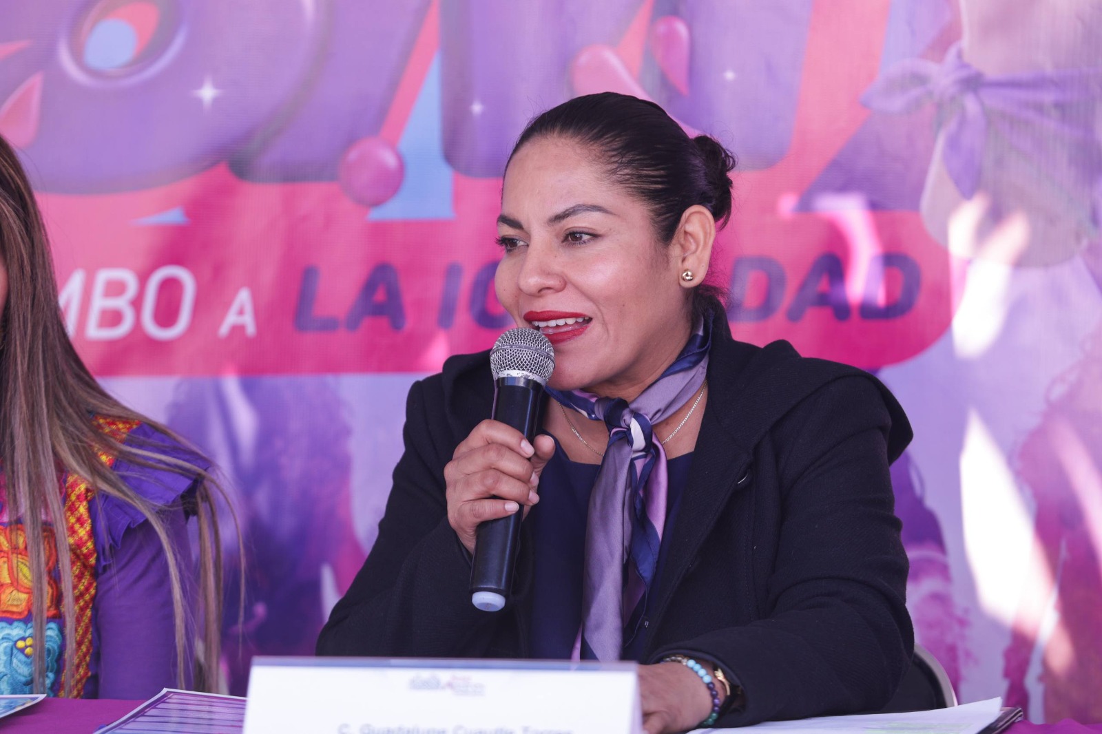 Con visión participativa, Lupita Cuautle presenta Agenda de Género 8M