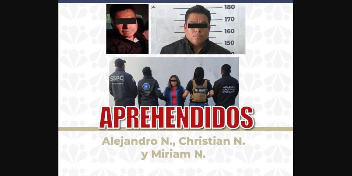 Detenciones por caso que conmocionó a Puebla y Tlaxcala