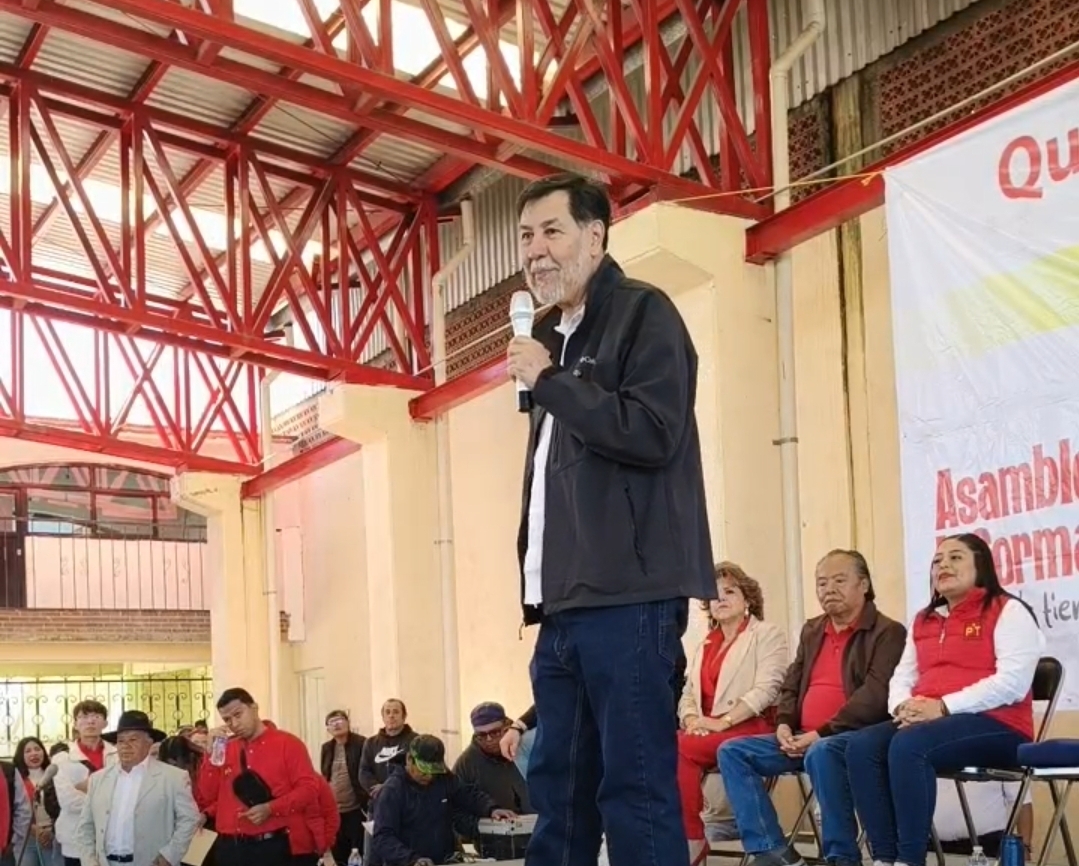 Con discurso radical e incendiario, Noroña traslada la polarización a Tlaxcala