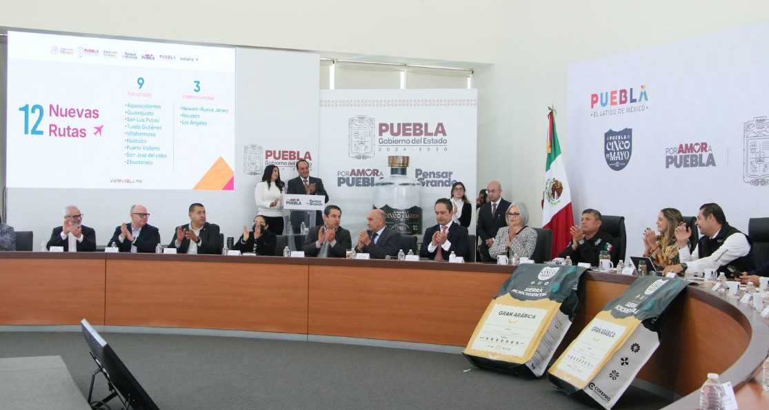 Puebla amplía su conectividad aérea desde Huejotzingo