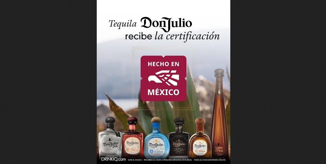Don Julio obtiene el sello “Hecho en México”
